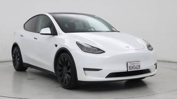 TESLA MODEL Y 2021 5YJYGDEF7MF091844 image